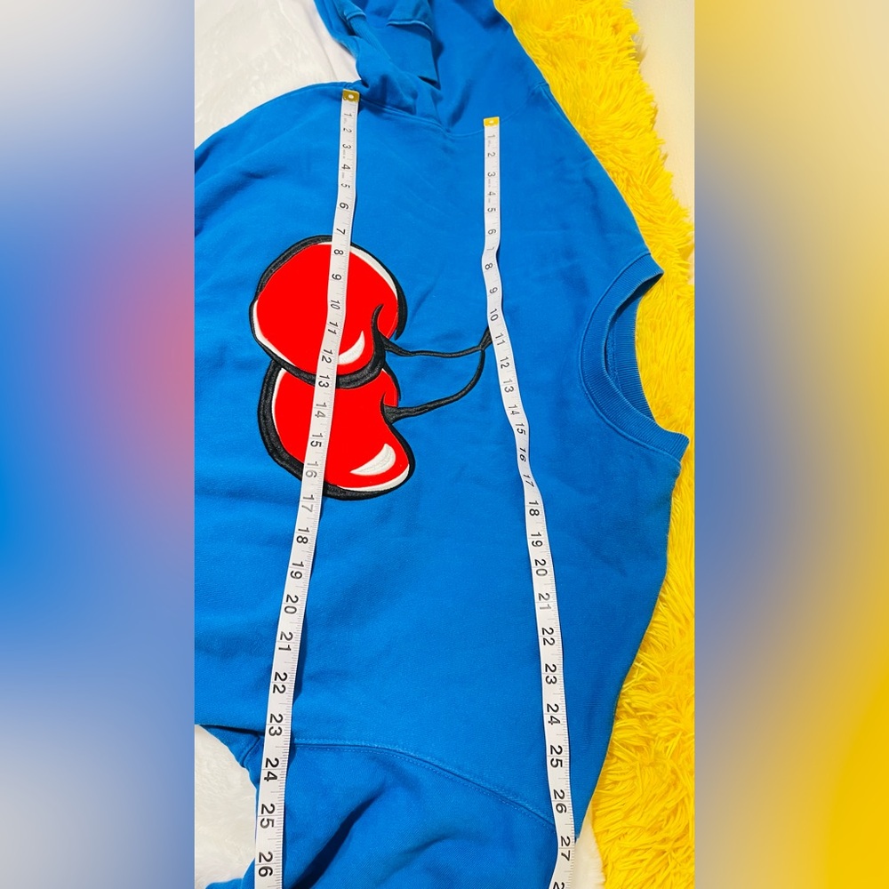 Kirsh Blue Sweatshirt with Cherry Design size 1 - Picture 9 of 11
